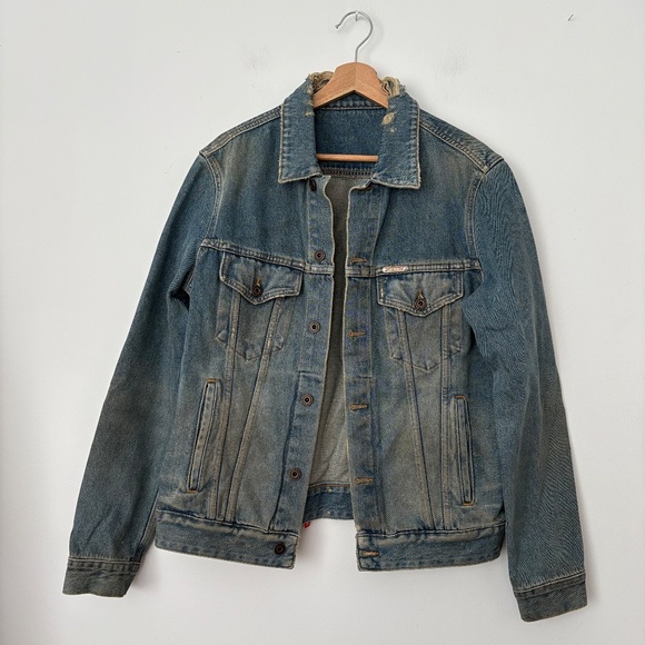 OFF white pink gradient arrows denim jacket - Picture 2 of 7